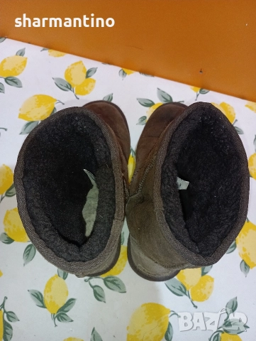 UGG кожени N 37 - 15 лв, снимка 3 - Дамски боти - 52749043
