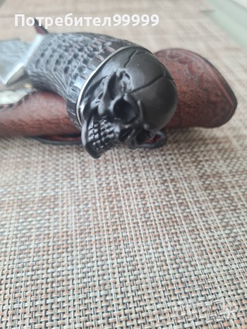 Нож от дамаска стомана , снимка 6 - Ножове - 43695377