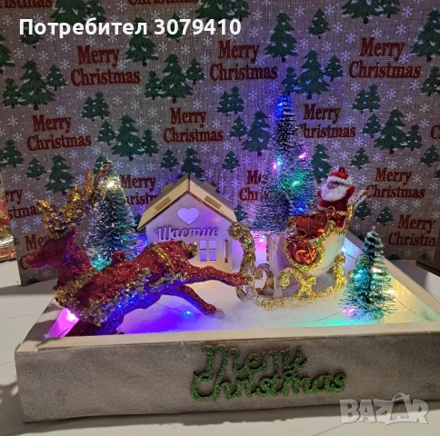 Коледна декорация 22/23 см., снимка 2 - Коледни подаръци - 52587981