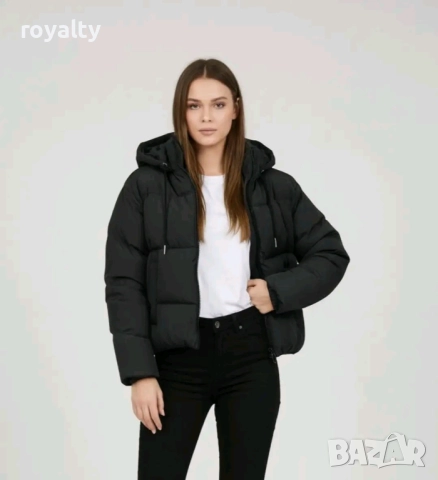 Черно Зимно Дамско Яке 