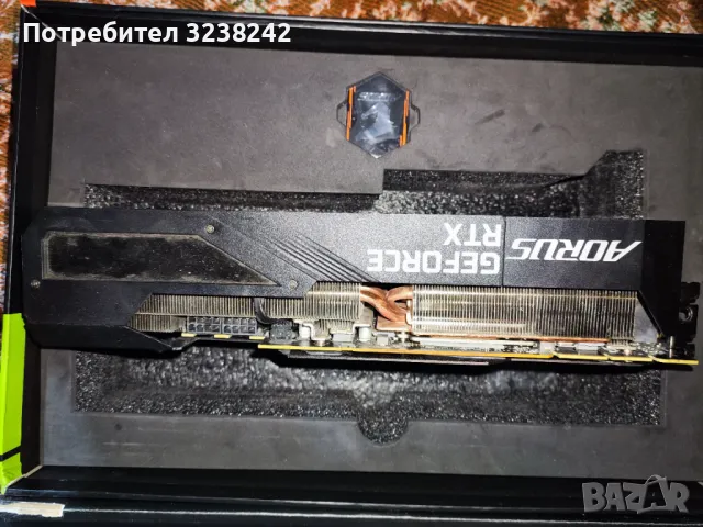  3090 GeForce RTX 24GB AORUS MASTER, снимка 2 - Видеокарти - 47874693