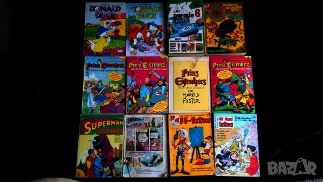 Стари комикси на немски и френски език