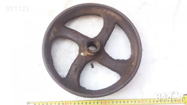 австрийско старо масивно чигунено колело от машина , снимка 7 - Антикварни и старинни предмети - 38430024