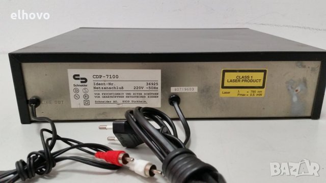 CD player Schnaider CDP 7100, снимка 6 - MP3 и MP4 плеъри - 28155080