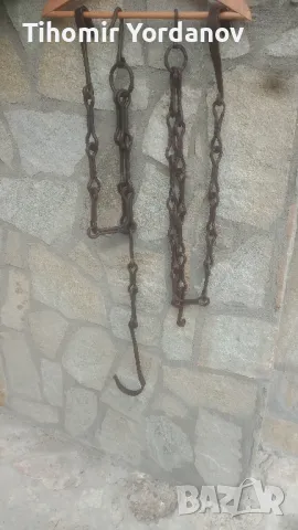 Верига за огнище -2 броя., снимка 9 - Антикварни и старинни предмети - 50276484