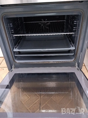 Иноксова свободно стояща печка с керамичен плот Сименс Siemens с две години гаранция!, снимка 4 - Печки, фурни - 53388803