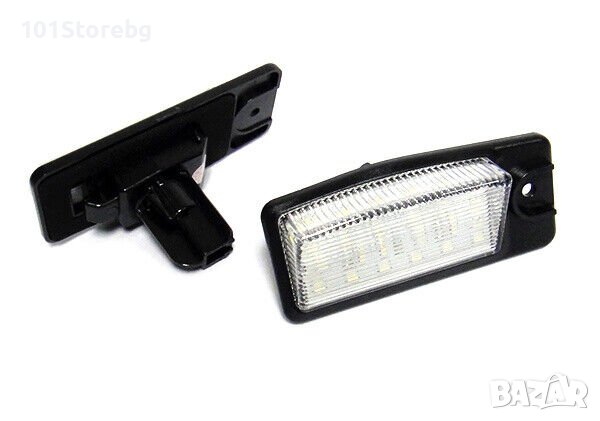 Комплект LED плафони за регистрационен номер на Nissan, Infiniti, ляв и десен, снимка 3 - Части - 43438064