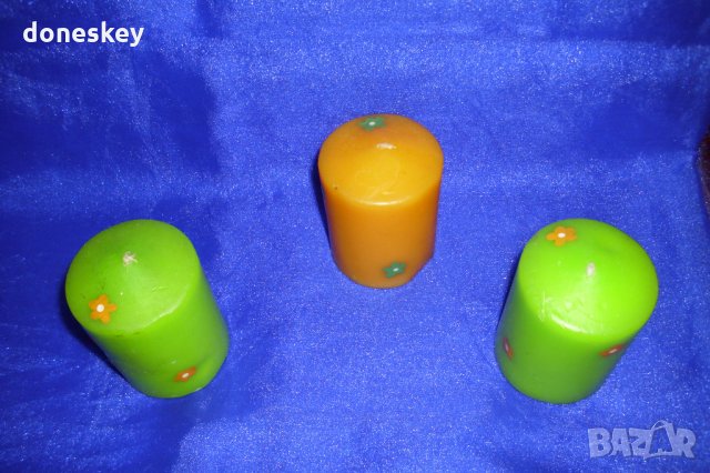 Свещи цилиндрични, снимка 2 - Декорация за дома - 34739602
