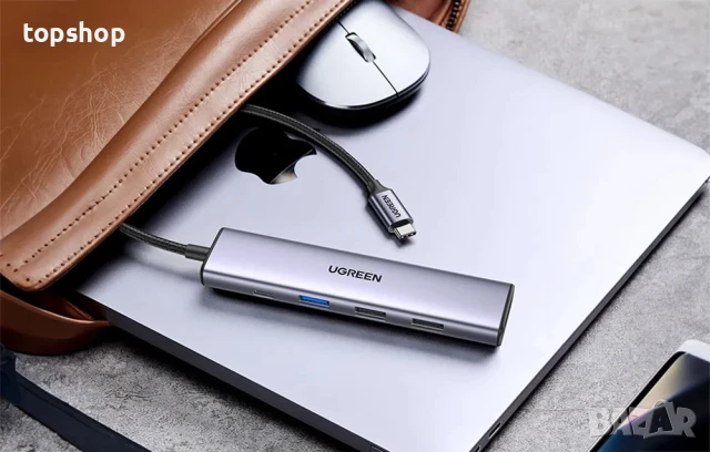 Докинг станция Ugreen CM478 - UG15495, Адаптер, USB-C към HDMI, UUSB-A 3.0, 2x USB-A 2.0, снимка 6 - Кабели и адаптери - 50542364