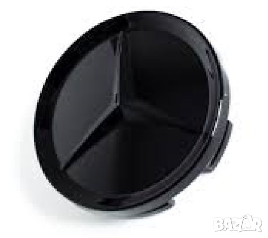 капачки за джанти Мерцедес Mercedes черни гланц 75мм 4 броя черен , снимка 3 - Аксесоари и консумативи - 43133390