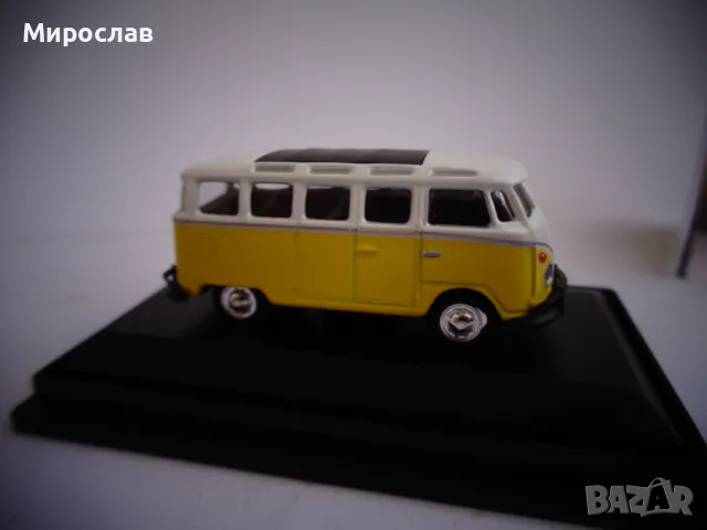 1:87 H0 SCHUCO VW BUS T1 SAMBA КОЛИЧКА МОДЕЛ ИГРАЧКА, снимка 4 - Колекции - 47801530