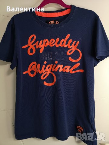 Разпродажба! Vintage Superdry мъжка маркова тениска, L