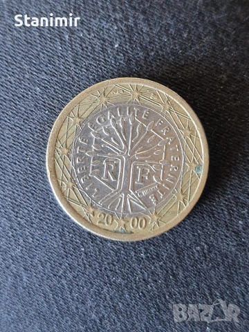 1 евро Франция 2000г