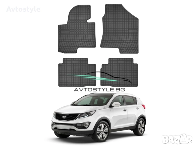 Гумени стелки за Kia Sportage 2010-2015 г., Frogum - El Toro, снимка 1
