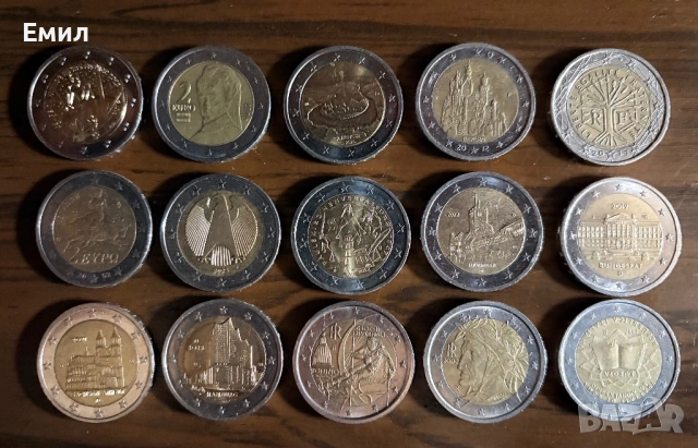 Два лота редки колекционерски евро монети., снимка 2 - Нумизматика и бонистика - 53038611