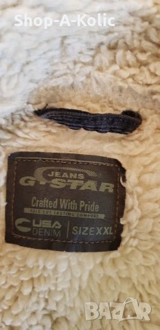 Мъжко зимно Vintage G-Star Raw Jeans Denim Tailor JKT LINED, снимка 10 - Якета - 35218605