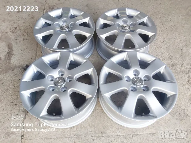 4 броя алуминиеви джанти за  Lexus IS 16, снимка 3 - Гуми и джанти - 47519812