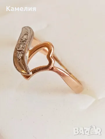 Руско злато , снимка 2 - Пръстени - 47575912