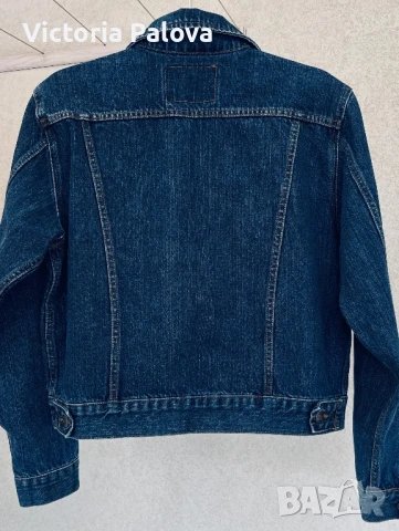 Тъмносиньо късо  дънково яке EXPLORER, снимка 13 - Якета - 50444680