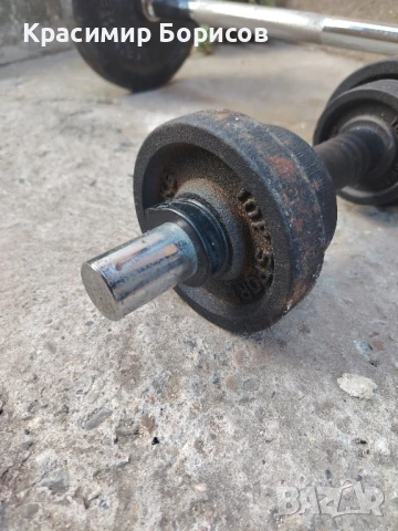 щанга и дъмбели , снимка 5 - Фитнес уреди - 51198916