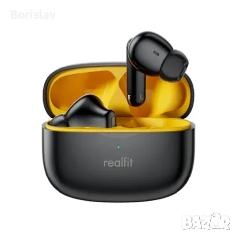 Безжични слушалки Planet Tech Realfit F3, Bluetooth 5.4, ANC Активно шумопотискане, Stereo Superb Ba, снимка 2 - Bluetooth слушалки - 49787382
