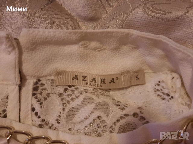 Бяло боди дантела Azara, снимка 3 - Корсети, бюстиета, топове - 33390259