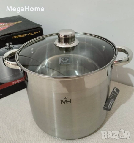 Премиум Тенджера от Неръждаема стомана MERCURY HAUS COSMO PREMIUM, снимка 3 - Съдове за готвене - 53052371