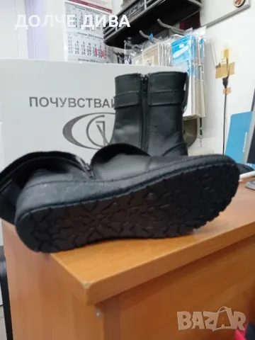 Намаление Дам.боти естествена кожа м 506 черни , снимка 6 - Дамски боти - 48062640