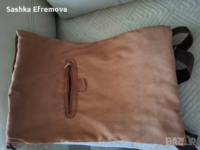 Нова раница от естествена кожа , снимка 5 - Чанти - 51344234