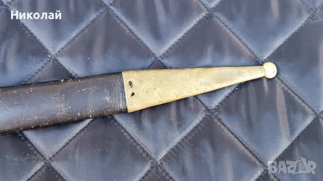 Тесак,нож,кама,щик Швеция модел 1856 година, снимка 5 - Антикварни и старинни предмети - 48624413