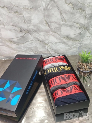 боксерки в кутия hermes hugo boss lacoste calvin klein , снимка 13 - Бельо - 51960277