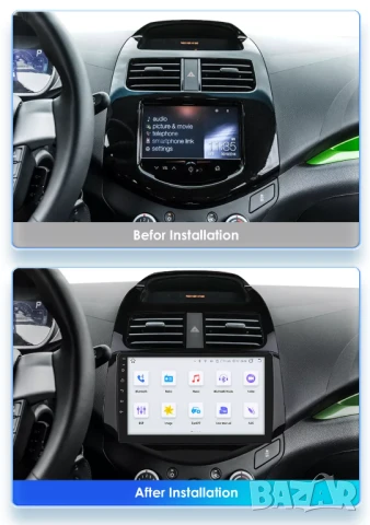 Мултимедия за Chevrolet Spark, Matiz, Beat, Creative, Навигация, с Android, 2010-2014, Андроид, 2DIN, снимка 7 - Аксесоари и консумативи - 51273488