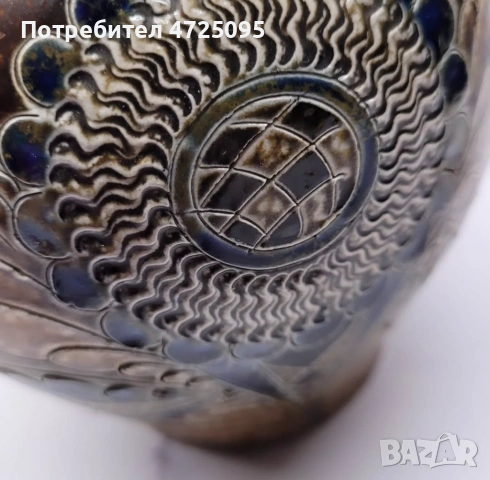 Керамична бутилка, снимка 3 - Декорация за дома - 53506310