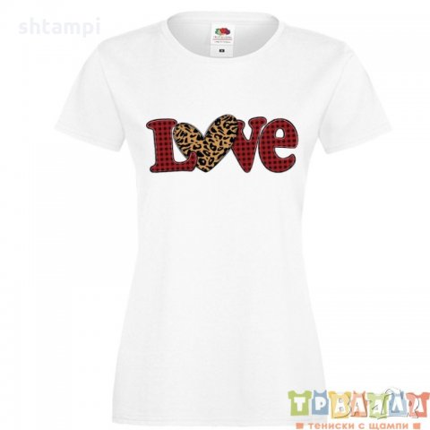 Дамска тениска Свети Валентин Love Gnome Valentine's 9, снимка 4 - Тениски - 35547283