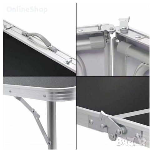 Сгъваема къмпинг маса с 4 стола, снимка 10 - Къмпинг мебели - 53263603