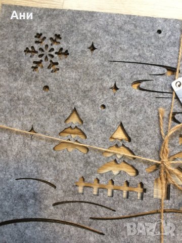 Нови тишлаифери с коледни мотиви - 2 бр., снимка 4 - Покривки за маси - 35010492