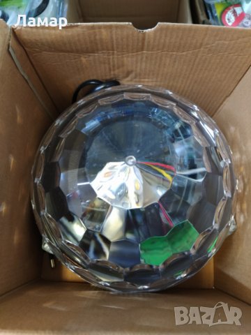 Блутут LED Light Magic Ball Музикална диско топка BLUETOOTH, снимка 5 - Други - 34749180