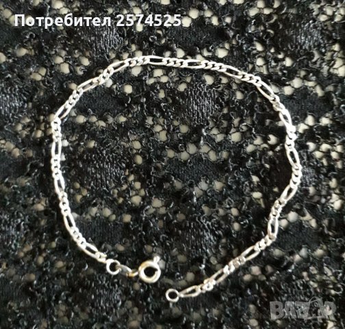 Нова сребърна гривна, снимка 3 - Гривни - 44016453