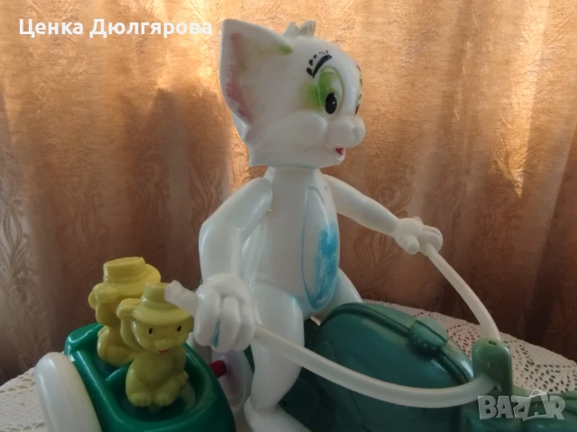 Винтидж пластмасова играчка Томи и Джери, снимка 2 - Антикварни и старинни предмети - 51422457