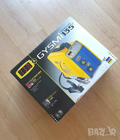 Инверторен електрожен GYS Gysmi 135T (MMA/TIG) + аксесоари