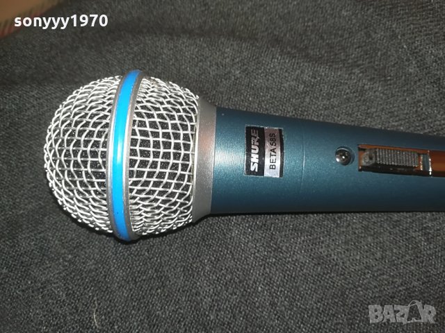 shure beta sm58s-vocal-внос швеицария, снимка 3 - Микрофони - 28514676