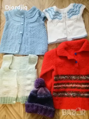 Детски плетени елечета