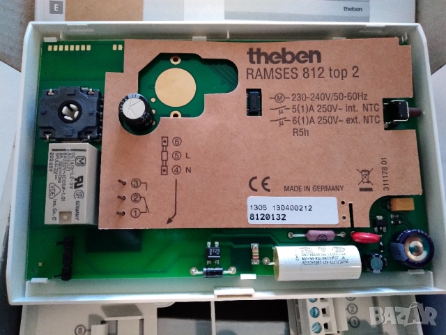 Цифров термостат Theben RAMZES 812 top2, снимка 4 - Друга електроника - 52108374