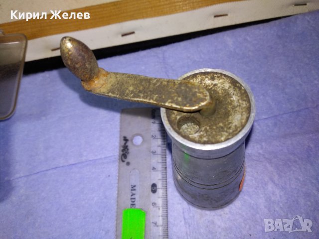 МНОГО СТАРА РЯДЪК КОЛЕКЦИОНЕРСКИ РЕТРО МОДЕЛ МЕТАЛНА МЕЛНИЧКА За ПОДПРАВКИ 41361, снимка 5 - Антикварни и старинни предмети - 43650785