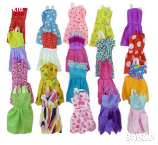  сет 10 бр рокля рокли  за кукла Барби играчка, снимка 4 - Други - 33467255