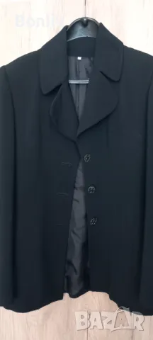 Дамско черно сако - M , снимка 3 - Сака - 50071416