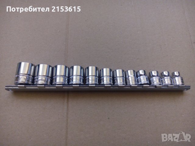 snap on 12 броя качествени  3/8 къси 6 стени камъни вложки FSM, снимка 2 - Гедорета - 43562636