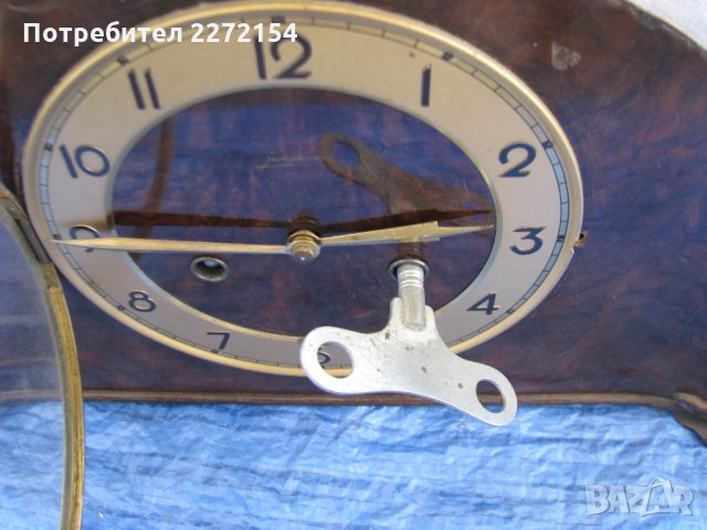 Каминен часовник Юнгханс, снимка 4 - Антикварни и старинни предмети - 28467701