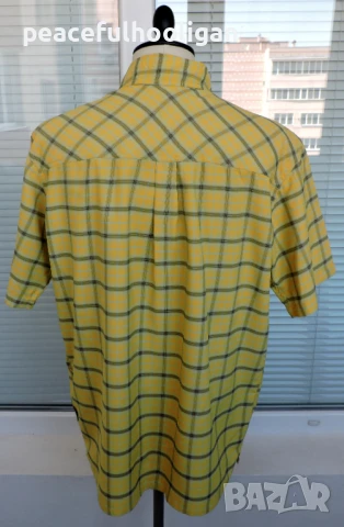 Salewa - мъжка карирана риза за спорт и туризъм  с къс ръкав размер XL , снимка 6 - Ризи - 50837614