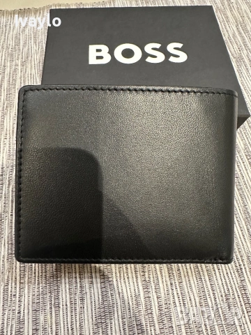 BOSS Arezzo / 100% ЕСТЕСТВЕНА Кожа / Портфейл, снимка 8 - Портфейли, портмонета - 53207753